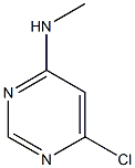 N-(6-chloro-4-pyrimidinyl)-N-methylamine 结构式