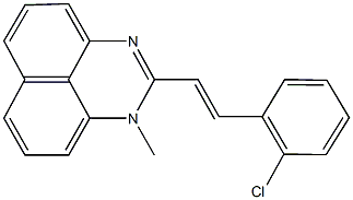 2-[2-(2-chlorophenyl)vinyl]-1-methyl-1H-perimidine 结构式