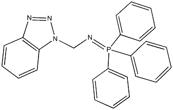 N-(1H-1,2,3-benzotriazol-1-ylmethyl)triphenylphosphine imide 结构式