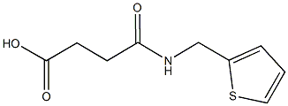 4-oxo-4-[(2-thienylmethyl)amino]butanoic acid 结构式