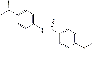 4-(dimethylamino)-N-(4-isopropylphenyl)benzamide 结构式