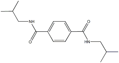 N~1~,N~4~-diisobutylterephthalamide 结构式