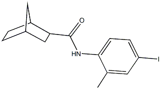 N-(4-iodo-2-methylphenyl)bicyclo[2.2.1]heptane-2-carboxamide 结构式