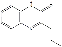 3-propyl-2(1H)-quinoxalinone 结构式