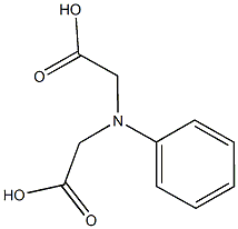 [(carboxymethyl)anilino]acetic acid 结构式