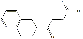 4-(3,4-dihydro-2(1H)-isoquinolinyl)-4-oxobutanoic acid 结构式