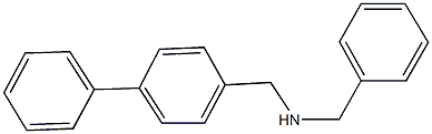 N-benzyl-N-([1,1'-biphenyl]-4-ylmethyl)amine 结构式