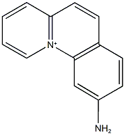 9-aminopyrido[1,2-a]quinolinium 结构式