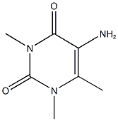 5-amino-1,3,6-trimethylpyrimidine-2,4(1H,3H)-dione 结构式