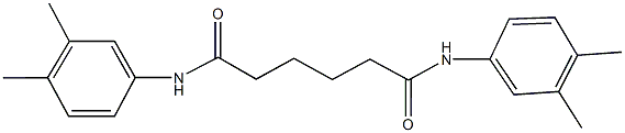 N~1~,N~6~-bis(3,4-dimethylphenyl)hexanediamide 结构式