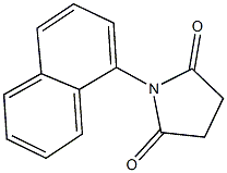 1-(1-naphthyl)-2,5-pyrrolidinedione 结构式