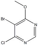 5-bromo-6-chloropyrimidin-4-yl methyl ether 结构式