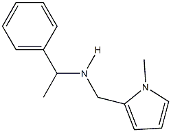 N-[(1-methyl-1H-pyrrol-2-yl)methyl]-N-(1-phenylethyl)amine 结构式