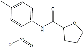 N-{2-nitro-4-methylphenyl}tetrahydro-2-furancarboxamide 结构式