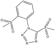 5-(methylsulfonyl)-1-[2-(methylsulfonyl)phenyl]-1H-tetraazole 结构式