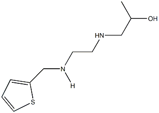 1-({2-[(2-thienylmethyl)amino]ethyl}amino)-2-propanol 结构式