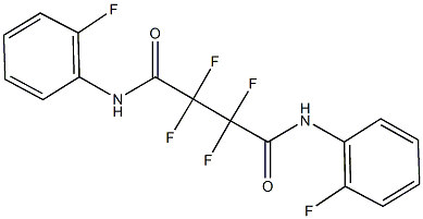 2,2,3,3-tetrafluoro-N~1~,N~4~-bis(2-fluorophenyl)succinamide 结构式