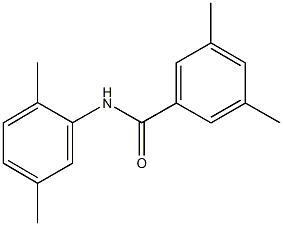 N-(2,5-dimethylphenyl)-3,5-dimethylbenzamide 结构式