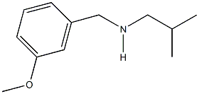 N-isobutyl-N-(3-methoxybenzyl)amine 结构式