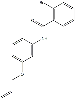 N-[3-(allyloxy)phenyl]-2-bromobenzamide 结构式