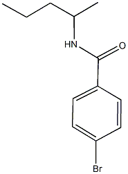 4-bromo-N-(1-methylbutyl)benzamide 结构式