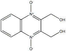 [3-(hydroxymethyl)-1,4-dioxido-2-quinoxalinyl]methanol 结构式