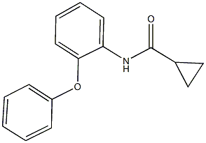 N-(2-phenoxyphenyl)cyclopropanecarboxamide 结构式