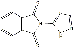 邻苯二甲酰亚胺,N-(4H-1,2,4-三唑-3-基)- 结构式