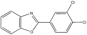 2-(3,4-dichlorophenyl)-1,3-benzoxazole 结构式