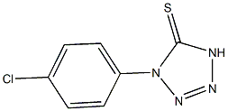 1-(4-chlorophenyl)-1,4-dihydro-5H-tetraazole-5-thione 结构式