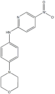 4-[4-({5-nitro-2-pyridinyl}amino)phenyl]morpholine 结构式