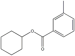 cyclohexyl 3-methylbenzoate 结构式