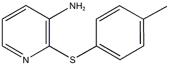 2-[(4-methylphenyl)sulfanyl]-3-pyridinylamine 结构式