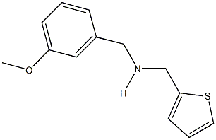 N-(3-methoxybenzyl)-N-(2-thienylmethyl)amine 结构式