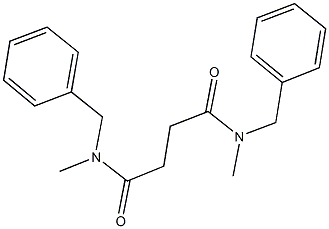 N~1~,N~4~-dibenzyl-N~1~,N~4~-dimethylsuccinamide 结构式