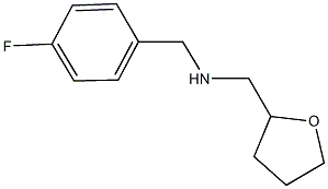 N-(4-fluorobenzyl)-N-(tetrahydro-2-furanylmethyl)amine 结构式