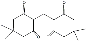 2-[(4,4-dimethyl-2,6-dioxocyclohexyl)methyl]-5,5-dimethyl-1,3-cyclohexanedione 结构式