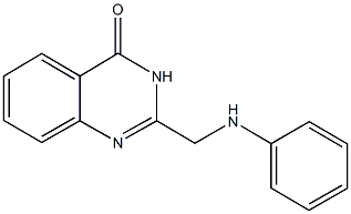 2-(anilinomethyl)-4(3H)-quinazolinone 结构式