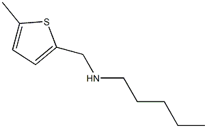 N-[(5-methyl-2-thienyl)methyl]-N-pentylamine 结构式