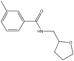 3-methyl-N-(tetrahydro-2-furanylmethyl)benzamide 结构式