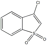 3-chloro-1-benzothiophene 1,1-dioxide 结构式