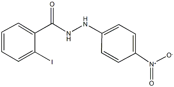 N'-{4-nitrophenyl}-2-iodobenzohydrazide 结构式