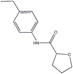 N-(4-ethylphenyl)tetrahydro-2-furancarboxamide 结构式