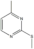 methyl 4-methyl-2-pyrimidinyl sulfide 结构式