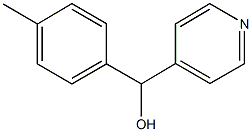 (4-methylphenyl)(4-pyridinyl)methanol 结构式