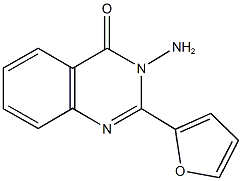 3-amino-2-(2-furyl)-4(3H)-quinazolinone 结构式