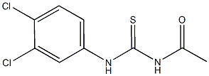N-acetyl-N'-(3,4-dichlorophenyl)thiourea 结构式