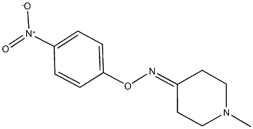 1-methyl-4-piperidinone O-{4-nitrophenyl}oxime 结构式