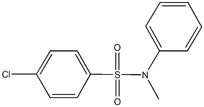 4-chloro-N-methyl-N-phenylbenzenesulfonamide 结构式