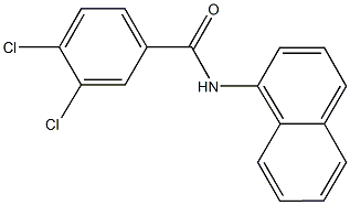 3,4-dichloro-N-(1-naphthyl)benzamide 结构式